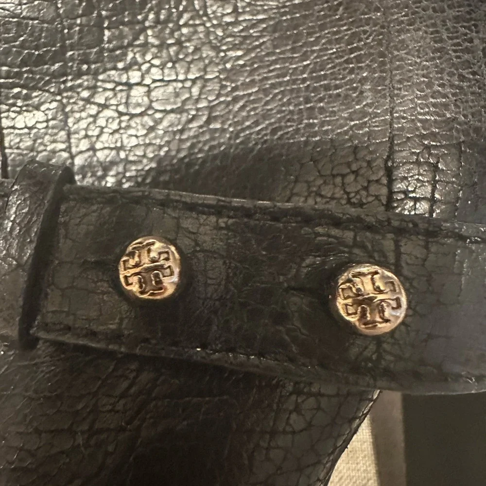 Tory Burch Leather Ankle Boots, Like New, Sz 9M